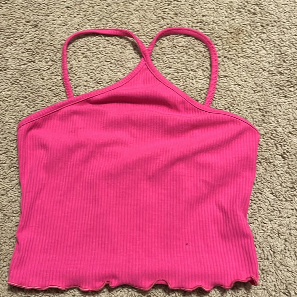 Pink crop top from local store Girl Hero